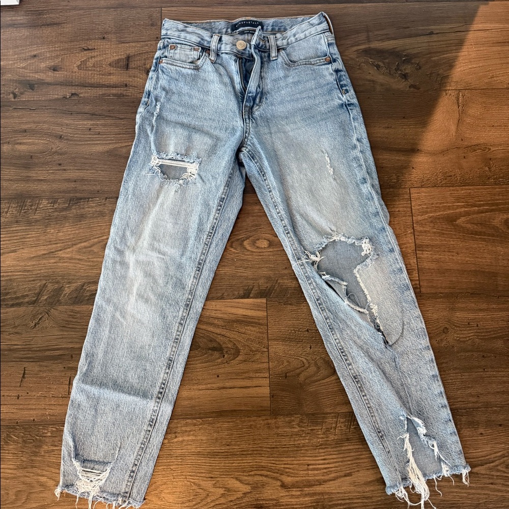 Aeropostale 000 reg mom jeans